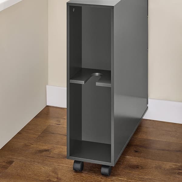 Rootz Mobile Storage Trolley - Rolling Cart - Space Organizer - Ample Storage - 20x70x60cm