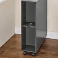 Miniatyrbillede 6 af 8: Rootz Mobile Storage Trolley - Rolling Cart - Space Organizer - Ample Storage - 20x70x60cm