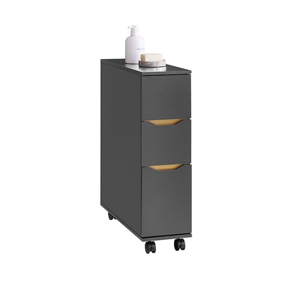 Rootz Mobile Storage Trolley - Rolling Cart - Space Organizer - Ample Storage - 20x70x60cm