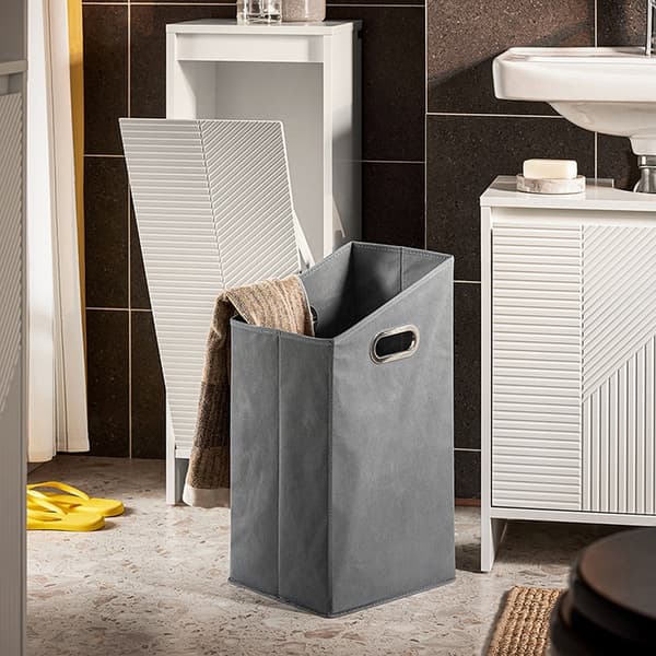 Rootz tvättkorgskåp - kläder hamper - lagringsarrangör - rymdbesparande design - 30x87x30 cm