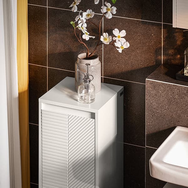 Rootz tvättkorgskåp - kläder hamper - lagringsarrangör - rymdbesparande design - 30x87x30 cm