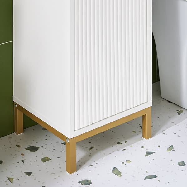 Rootz Tall Cabinet - kylpyhuoneen säilytys - ohut järjestäjä - tyylikäs muotoilu - 30x170x30cm