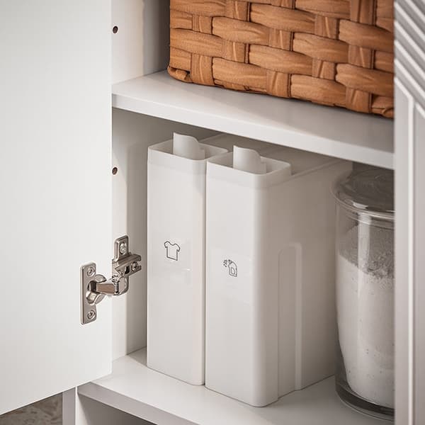 Rootz MDF Base Cabinet - Badeværelsesopbevaringsenhed - Justerbare hylder Arrangør - Rumbesparende design - 60x61x30cm