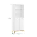 Miniatyrbild 4 av 8: Rootz Tall Cabinet - Lagringsarrangör - Badrumshylla - Elegant design - 65x170x32cm