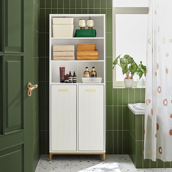 Rootz Tall Cabinet - Lagringsarrangör - Badrumshylla - Elegant design - 65x170x32cm