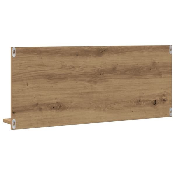 vidaXL Baderomsspeil Artisian Eik 90x10,5x37 cm Konstruert Tre