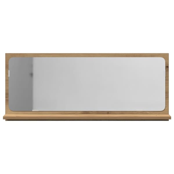 vidaXL Baderomsspeil Artisian Eik 90x10,5x37 cm Konstruert Tre