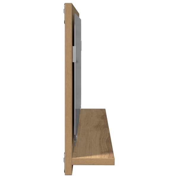 vidaXL Baderomsspeil Artisian Eik 90x10,5x37 cm Konstruert Tre
