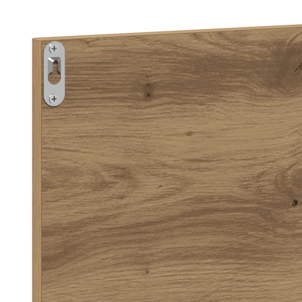vidaXL Baderomsspeil Artisian Eik 90x10,5x37 cm Konstruert Tre