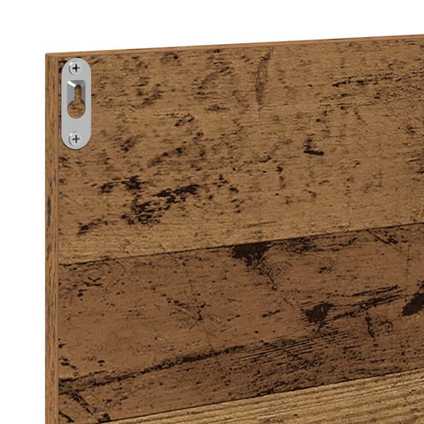 vidaXL Baderomsspeil i gammelt tre 90x10,5x37 cm, laget av konstruert tre