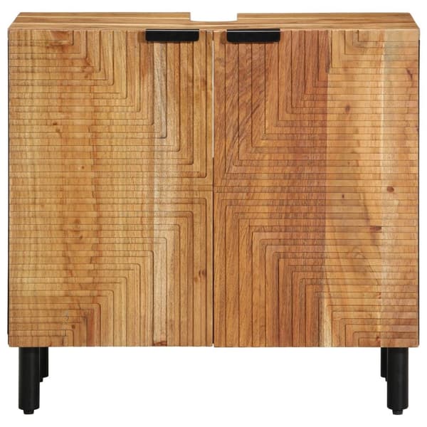 vidaXL Baderomsskap 62x33x58 cm Solid Akasietre