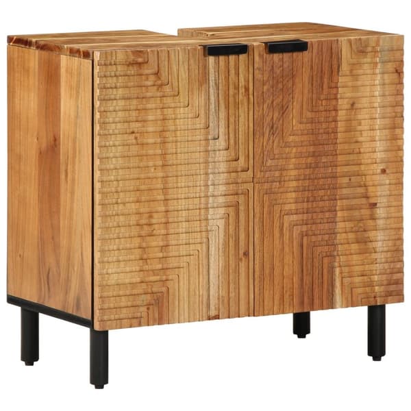 vidaXL Baderomsskap 62x33x58 cm Solid Akasietre