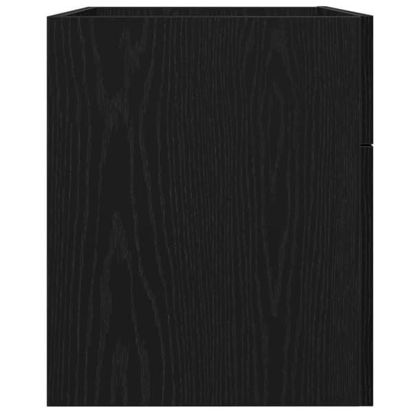 vidaXL Badrumsskåp Svart ek Konstruerat trä 80 x 38.5 x 46 cm Hållbart