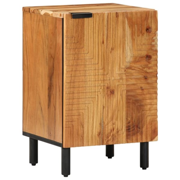 vidaXL Baderomsskap 38x33,5x58 cm Solid Akasietre