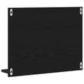 Miniatyrbilde 8 av 11: vidaXL Baderomsspeil svart eik 60x10,5x45 cm konstruert tre