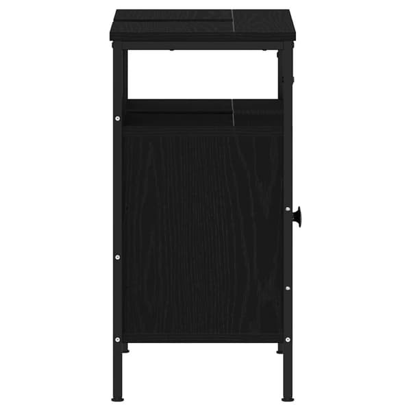vidaXL underskab til håndvask 60x30x60 cm konstrueret træ sort eg