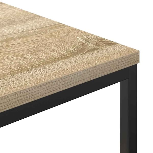 vidaXL badeværelsesskab med hylder 76,5x35x95 cm sonoma-eg