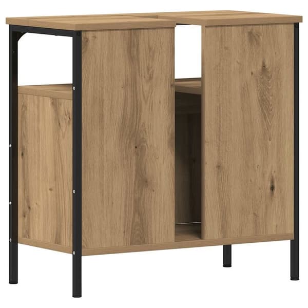 vidaXL underskab til håndvask 60x30x60 cm konstrueret træ kunsteg