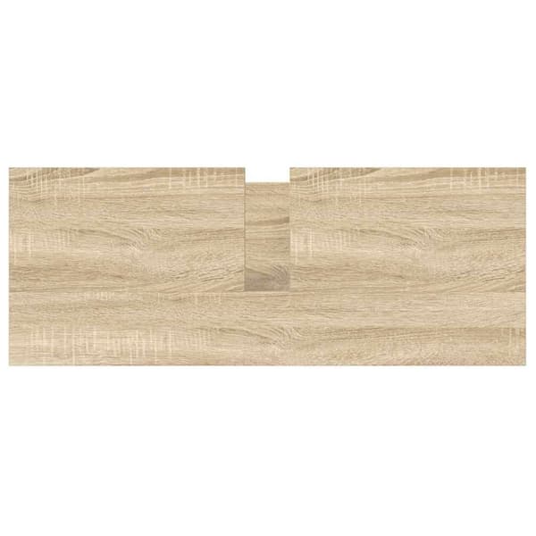vidaXL håndvaskskab med skuffer 90x34,5x60 cm sonoma-eg