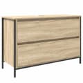 Miniatyrbillede 1 af 11: vidaXL håndvaskskab med skuffer 90x34,5x60 cm sonoma-eg