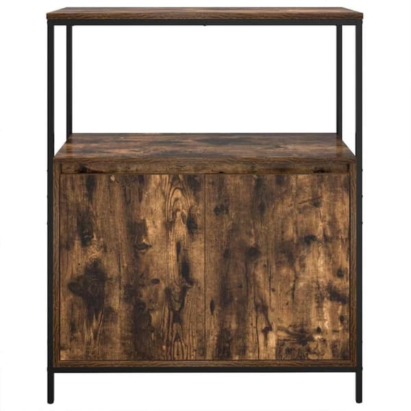 vidaXL Kylpyhuonekaappi hyllyillä savustammi 76,5x35x95 cm
