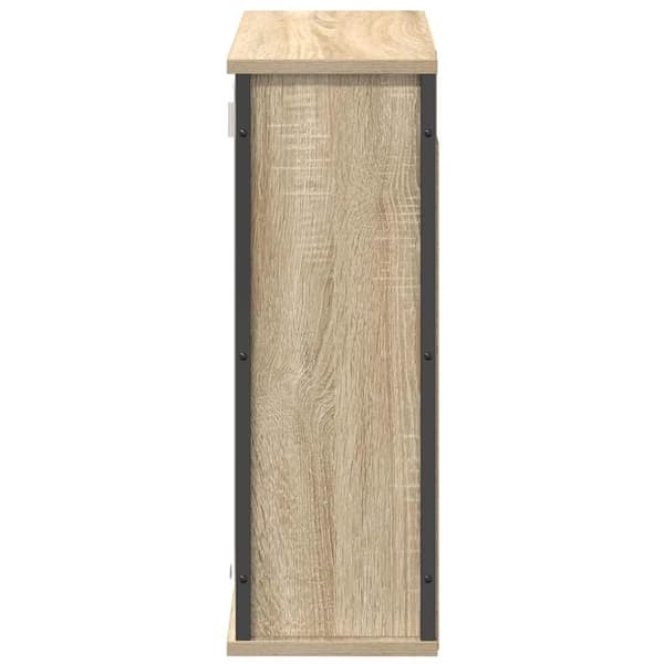 vidaXL vægskab til badeværelse med spejl 60x21x60 cm sonoma-eg
