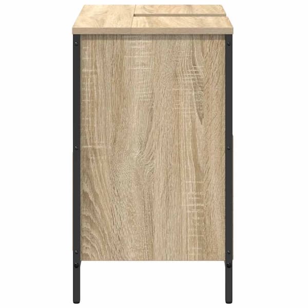 vidaXL Baderomsservantskap med skuffer sonoma eik 60x34,5x60 cm