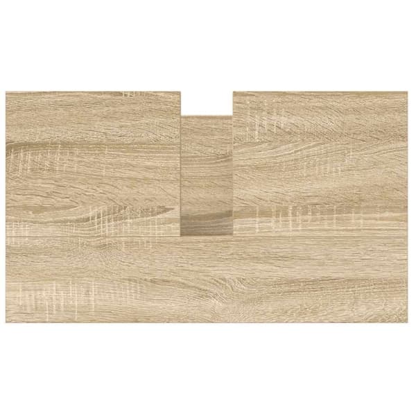 vidaXL Baderomsservantskap med skuffer sonoma eik 60x34,5x60 cm