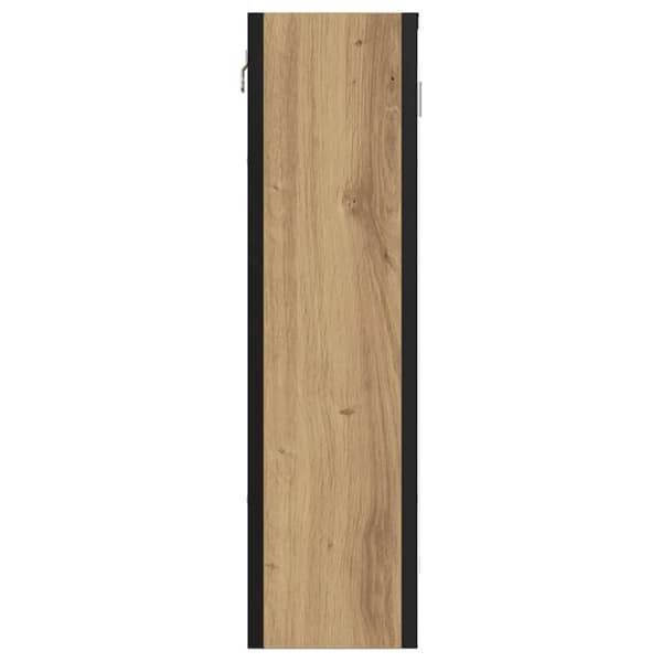vidaXL Spegelskåp för badrum artisan ek 60x16x60 cm konstruerat trä
