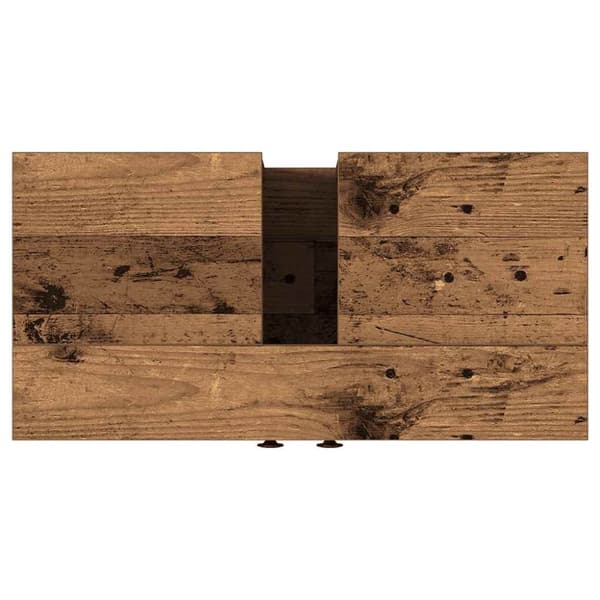 vidaXL underskab til håndvask 60x30x60 cm konstrueret træ antikt træ