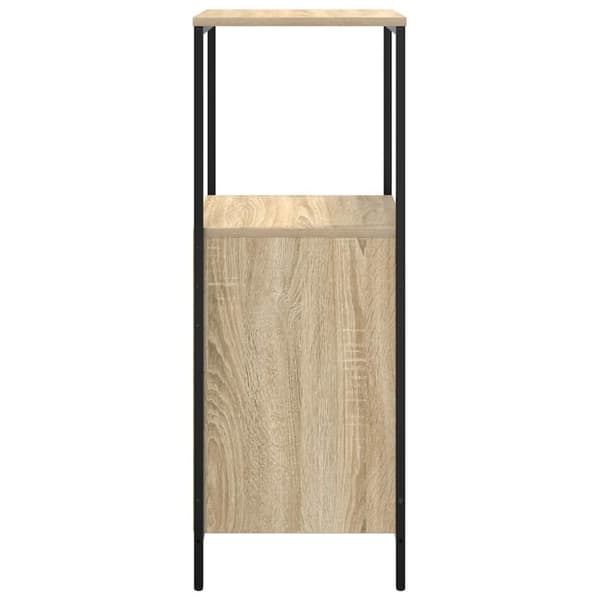 vidaXL Baderomsskap med hyller sonoma eik 36x35x95 cm