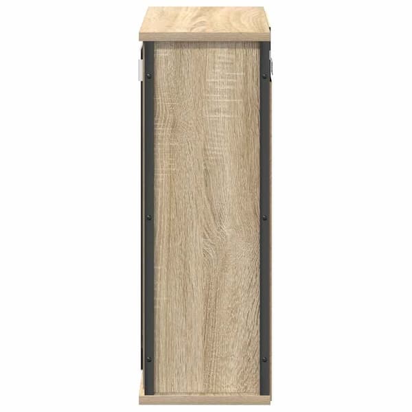 vidaXL Baderomsskap med speil sonoma eik 50x21x60 cm