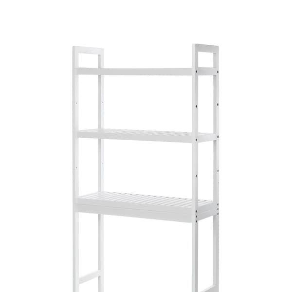 Toilet reol, SONGMICS, 63x26x163 cm, Hvid.