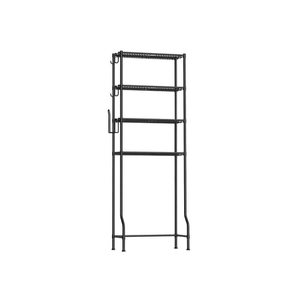 Toaletthylla, SONGMICS, 63x30x176 cm, Svart
