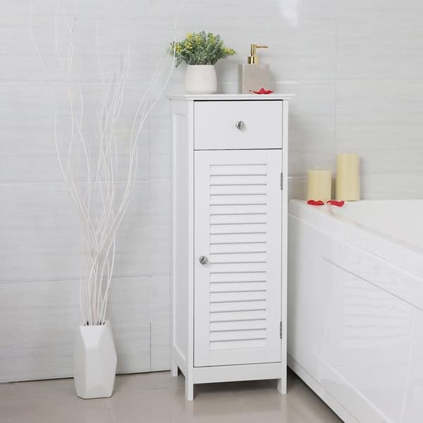 Kaappi, VASAGLE BBC43WT, 32x87x30 cm, Valkoinen
