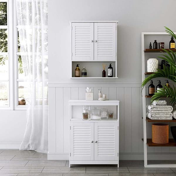 Skab, VASAGLE BBC27WT, 60x20x70 cm, Hvid