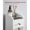 Miniatyrbillede 8 af 11: Toiletskab, VASAGLE, 18x20 cm, Hvid