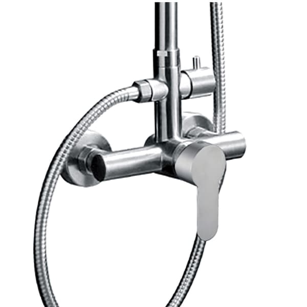 Regnbruser med WEZER EKO16B-09 brusearmatur