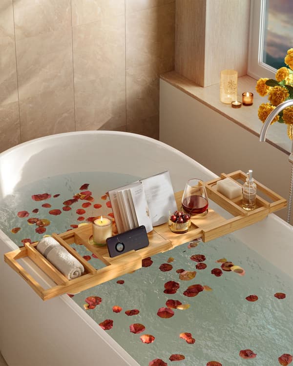 Badekarshylde, SONGMICS, 70x95.6 cm, Beige