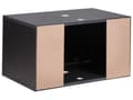 Miniatyrbillede 7 af 10: Badeværelsesskab under håndvask i hvid fiberplade med marmoreffekt og opbevaring