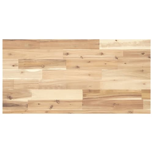 Bänkskiva för badrum obehandlad 80x40x4 cm massivt akaciaträ