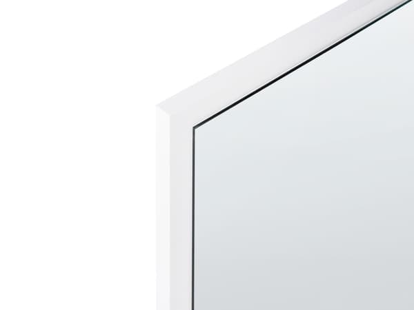 Væghængt badeværelsesskab med spejl Hvid MDP 60 x 60 cm Opbevaring Skandinavisk stil