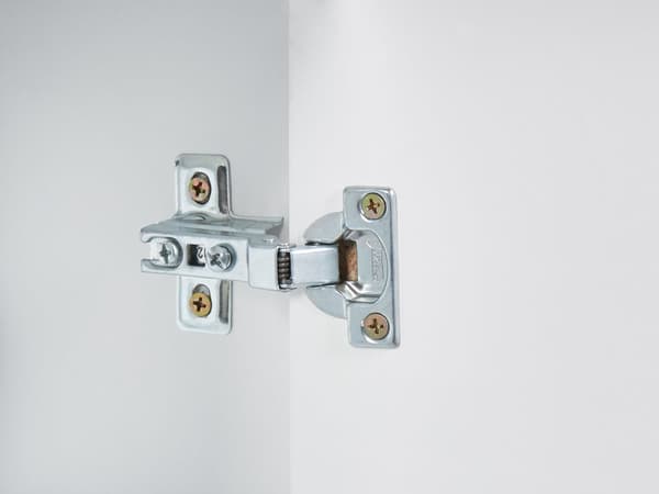 Væghængt badeværelsesskab med spejl Hvid MDP 60 x 60 cm Opbevaring Skandinavisk stil