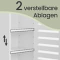 Miniatyrbillede 3 af 5: Højt badeværelsesskab, stående badeværelseshylde, højt badeværelsesskab