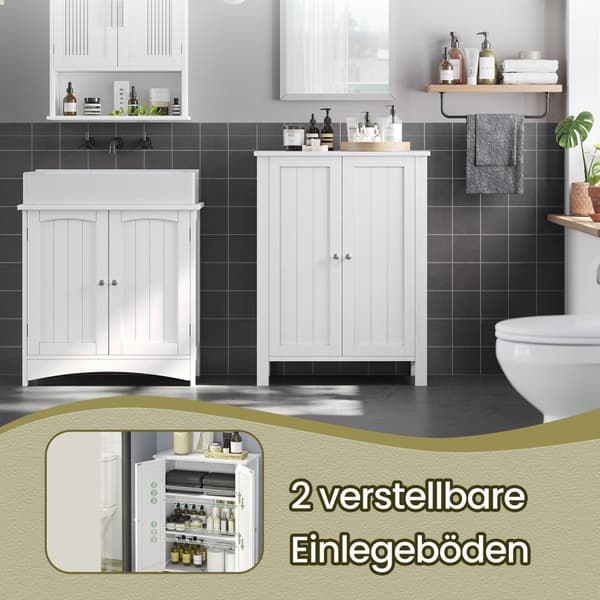 Badeværelsesmøbler, fritliggende badeværelseskab, opbevaringsskab