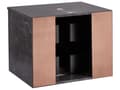 Miniatyrbillede 6 af 9: Vaskeskab Sort MDF Træ 60 cm Bred Underskab til Vask Badeværelsesskab med Skuffer Moderne Skab til under Håndvask Baderum med Opbevaring