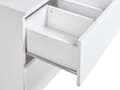 Miniatyrbillede 8 af 8: Vaskeskab Hvid MDF Træ 60 cm Bred Underskab til Vask Badeværelsesskab med Skuffer Moderne Skab til under Håndvask Baderum med Opbevaring