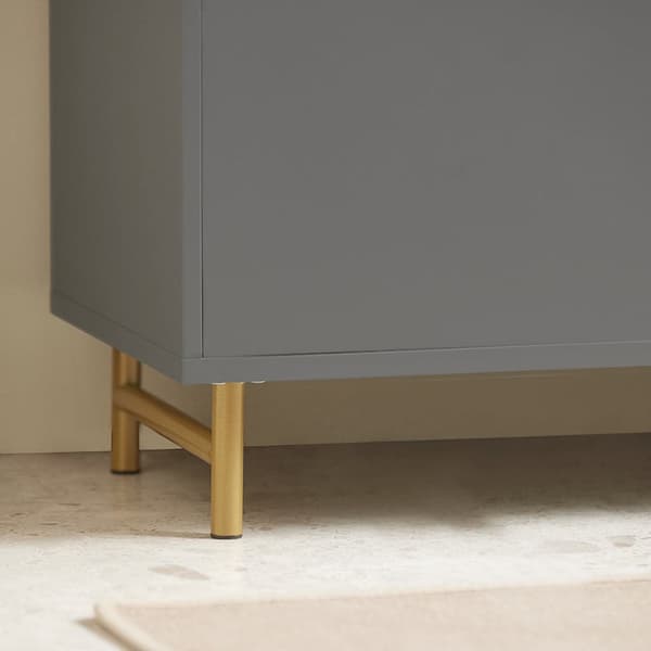 Badrumsmöbelset, BZR129/130, 75x35x65 cm, Grå