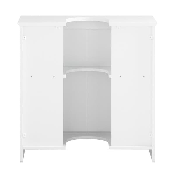 Skåp under diskbänk, BZR108-II-W, 60x30x60 cm, Vit