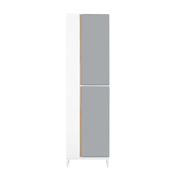 Højt Skab, BZR76-HG, 50x30x181 cm, Grå